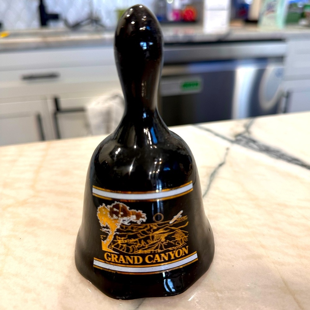 Vintage Grand Canyon Souvenir Hand Bell, grand canyon Bell, State park Souvenirs